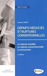 Départs négociés et ruptures conventionnelles