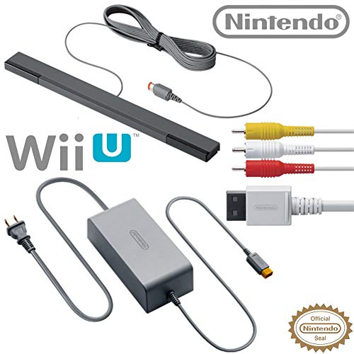 Nintendo Wii U Accessory Kit - AC Adapter WUP-002, Composite AV Cable RVL-009, and Sensor Bar RVL-014 - OEM Original Nintendo Wii U Accessories (Certified Refurbished) - Thumbnail 5