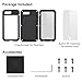 iPhone 7 8 Plus Aluminium Metal Case Gorilla Glass Zinc Alloy Protective Extreme Shockproof Dust Proof Water Resistant Military Grade Bumper Frame Heavy Duty Cover Shell Protector By OYESS