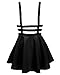 Bluetime Womens Pleated Short Braces Skirt (FBA)