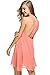 Zeagoo Women's Chiffon Summer Sleeveless Sundress Strappy Backless Swing Dress