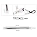LED Connector Kit for RGB 5050 LED Strip Lights 10mm Wide 4 Pin Connector Free Welding to Controller (54 PCS)