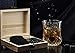 Whiskey Stones Set by Thorsen Tavern - 9 Granite Whiskey Chilling Stones, 1 Tongs set