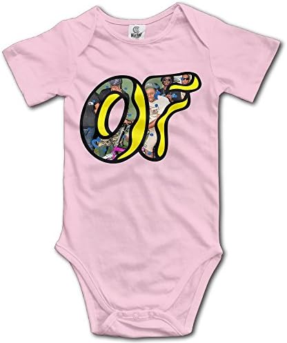 KSING Unisex Baby Odd Future Logo Bodysuits Pink 24 Months