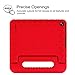 Fintie Shock Proof Case for All-New Amazon Fire 7 Tablet (7th Gen, 2017) - Kiddie Series Light Weight Convertible Handle Stand Kids Friendly Cover, compatible with Fire 7 (5th Gen, 2015), Red