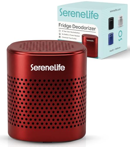 SereneLife Fridge Deodorizer & Odor Eliminator, Multi-Use Refrigerator Deodoriz…