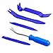 Auto Trim Removal Tool, 5 Pieces, Car Door Panel Upholstery Clip Removal Tool Kits with Fastener Remover, Pry and Installer Tool for Vehicle Audio Video Dashboard Dismantlement by Queenti