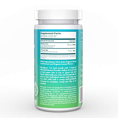 VAL Triple Magnesium Complex Supplement Drink Powder Mix High