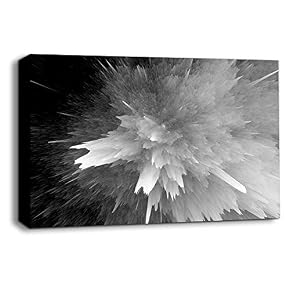wall26 Canvas Wall Art Black and White Energy...