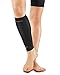 Tommie Copper Core Compression Calf Sleeve, Unisex, Men & Women | Lightweight, Breathable Support Sleeve for Muscle Fatigue & Recovery - Black - Small