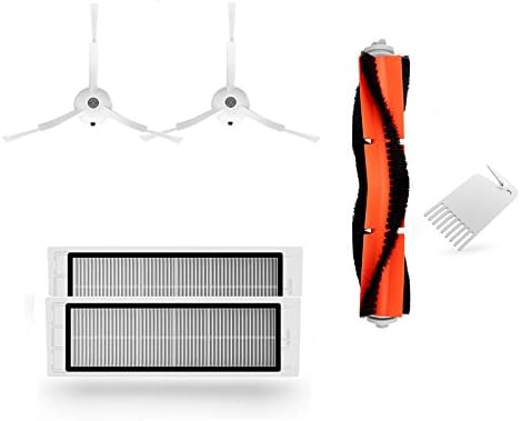 Original Mi Robot Vacuum Part Pack of HEPA Filter Main Brush Cleaning Tool Side Brush for Xiaomi mijia/Roborock S50 S51 Vacuum Cleaner 2 Spare Parts
