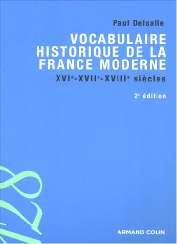 Vocabulaire historique de la France moderne (French Edition) by (Paperback)