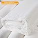 B-caton Birdseye 3-Ply Prefold Absorbent Baby Cloth Diapers Covers Thick Cotton Changing Pad Liners, White,(10 Pcs, 18.9