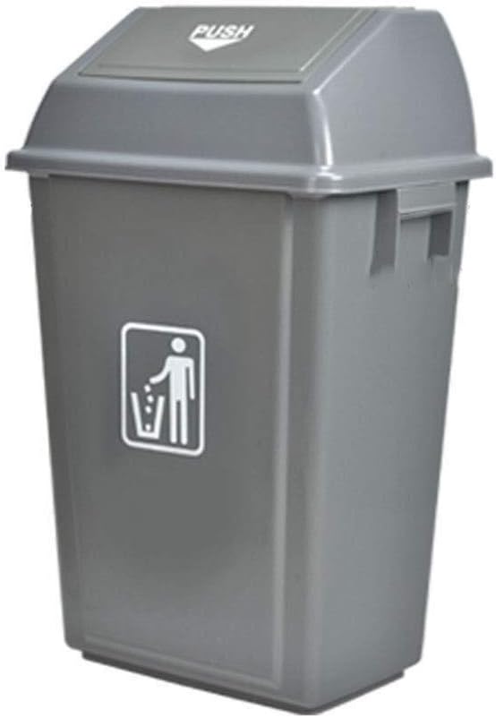 Tangrong OutdoorTrash Can,Outdoor Garden High Capacity Shake Cover