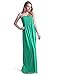 HDE Women's Strapless Maxi Dress Plus Size Tube Top Long Skirt Sundress Cover Up (Green, 2X)