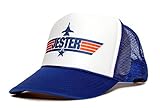 JESTER Top Gun Unisex-Adult Trucker Cap Hat -One-Size Multi (Royal/White)