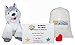 Make Your Own Stuffed Animal Mini 8 Inch Snowshoe The Husky Dog Kit - No Sewing Required!