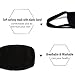 Teenitor Anti Dust Anime Mask Cotton Mask, Cut Anti Dust Face Mouth Mask for Kids Teens Black - 4pcs A Set