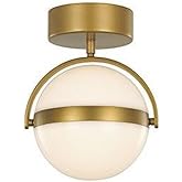 Alora FM301001BG Globo Flush Mount, LED, Brushed Gold