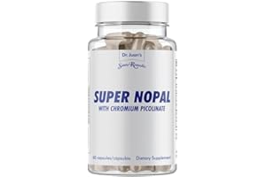 Santo Remedio Super Nopal, Exclusive Formula with Nopal, Gurmar (Gymnema Silvestre), Chromium Picolinate and Vanadyl Sulfate. 60 Capsules (30 Servings)