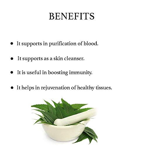 Bixa Botanical Neem Leaf Extract 3 Bitters Veg Capsules, Ayurvedic