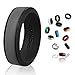 UROKAZ Silicone Wedding RingGrey BlackSize 11 Inner Diameter ~ 20.57 mm