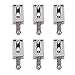 Nuolux Silver Tremolo Bridge Saddles for Electric Guitar 6pcs