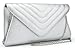 Scarleton Large Evening Envelope Clutch H338001 - Black
