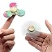 TOLOCO Spinner Fidget Toy Hand Spinner Camouflage,for ADHD EDC Hands Killing Time (S3-Pink stars)