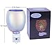 Ionlywax Pluggable Fragrance Candle Warmer 3D Glass Electric Wax Melt Warmers 3D Fireworks Plug-in Wall Lamp for Home Office Bedroom Living Room Gifts & Decor(3D Fireworks)