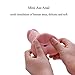 Male Masturbator Adult Sex Toy, 3D Realistic Mini Ass Anal Pocket Pussy Double Function Hollow Penis Sleeve for Men Masturbation, Soft Realistic Dildo for Women Couplesthumb 3
