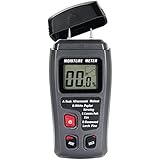 Dostyle Digital Wood Moisture Meter, Portable 2 pins Moisture Tester Detector with LCD Display (Grey)