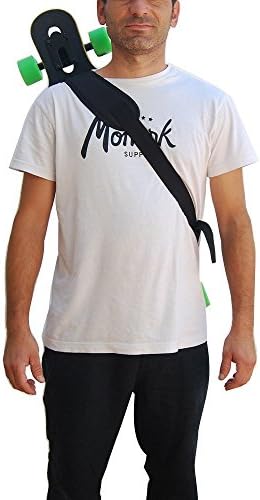 Sac à Dos pour Donner Le Longboard, Surf Skate ou Skateboard Complet, idée de Cadeau Saint Valentin. Couleur Noir