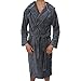 Regency New York Coral Fleece Hooded Robe