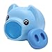 SCASTOE Piggy Bank Coin Money Cash Collectible Saving Box Pig Toy Kids Gift, Blue, Material of Plastic