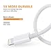 iPhone Charger,Atill 5 Pack 3ft/3ft/3ft/6ft/10ft Lightning Cable iPhone Charging Syncing Cord Charger Cable Compatible iPhone X 8 8Plus 7 7Plus 6s 6sPlus 6 6Plus SE 5 5s 5c more (white)