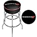 Trademark Gameroom Bar Stool - Dodge Logo Stool with Foam Padded Seat - Swivel Chair for Game Room, Garage, or Home Bar