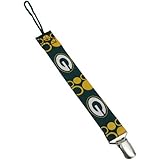 Baby Fanatic Pacifier Clip, Green Bay Packers