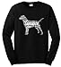 Labrador Retriever Word Art Dog Puppy Owner Gift Long Sleeve T-Shirt
