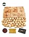 L.M.&L.W. Cedar Blocks Lavender Sachets Cedar Balls Aromatic Alternative Perfect Clothes Closet Drawer Liners Home Essential Supplies 49 Packs/Set