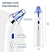 Blackhead Remover Vacuum-Facial Pore Vacuum Electric Blackhead Extractor Clean Tool with 5 Adjustable Suction Power ,4 Replacement Probes ,USB Rechargeable and LED Screen