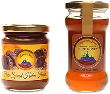 Gift from Israel: Date Spread Halva Flavor and and Nazareth Star Thistle Honey