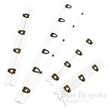 Antique Brass Spring Steel Corset Busks, 12
