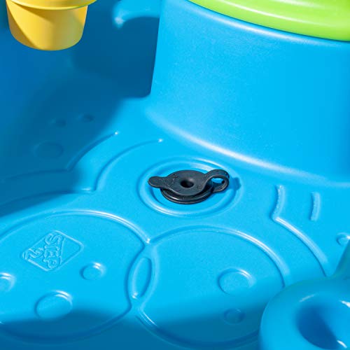 step2 rain showers splash pond water table kids playset with 13 piece accessory set