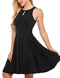 ACEVOG Women's Sleeveless Casual Flare Dress