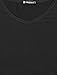 Allegra K Woman V Neck Long Sleeves Pockets Side Split Tunic Top S Black