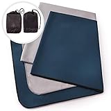 The Friendly Swede Microfiber Towels for Sports, Travel, Swim, Hiking and Camping, 2-pack, Ultralight and Quick Drying Towels