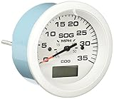 Sierra International 781-683-035P Scratch Resistant Arctic Gauge, 35 MPH GPS Speedometer, 3