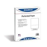 PrintWorks Professional Perforated Paper, 500 Sheets, 3 2/3" Perf
