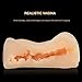L'aise vie 3D Realistic Doll Vagina Masturbator Doll Male Sex Toys with Soft Stretchy Silicone TPR Safe-Skin Material Cherry Pocket Pussy Stroker for Men（Cherry）